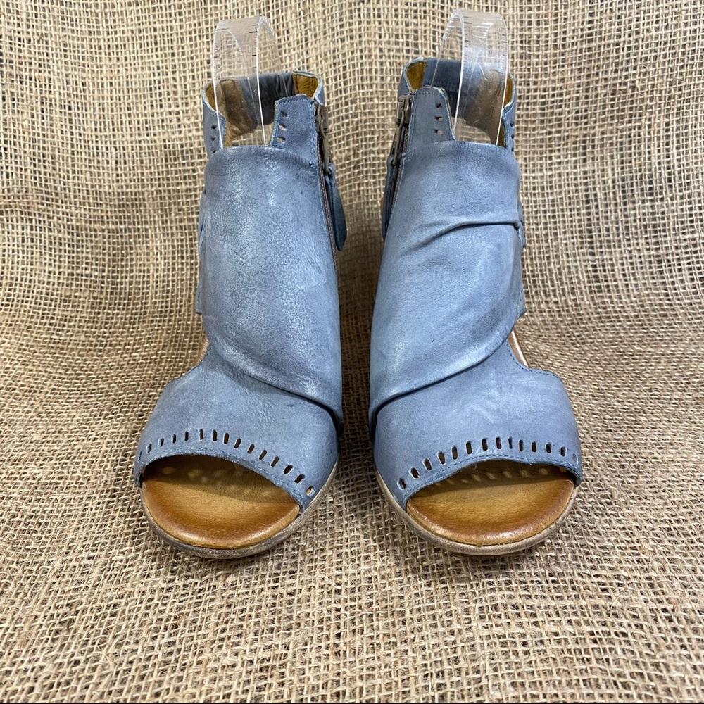 🛑SOLD🛑  Miz Mooz Sandals Heel Becca Zip Size 9.5 -10 EU 41 - Picture 6 of 10